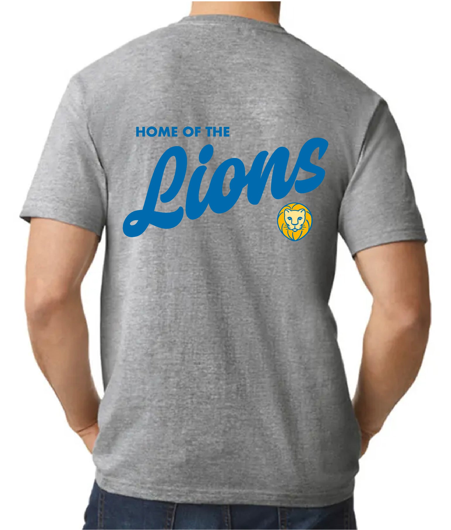 Home of the Lions Adult T-Shirt