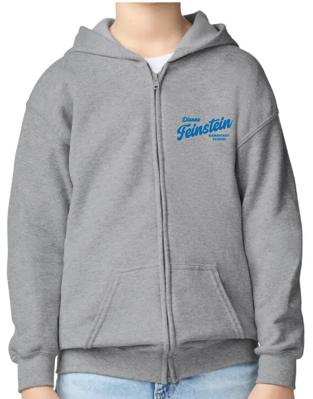 Home of the Lions Youth Full-zip Hooded Sweatshirt
